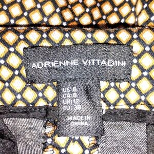 COTTON BLEND PATTERNED PANTS